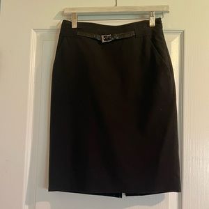 Ann Taylor 0P black pencil skirt. Perfect condition